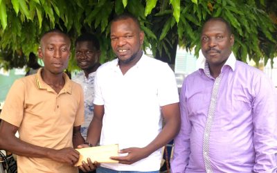 Cérémonie de remise de subvention à l&rsquo;ASC Juboo de Cité Lamy pour les phases nationales 2022