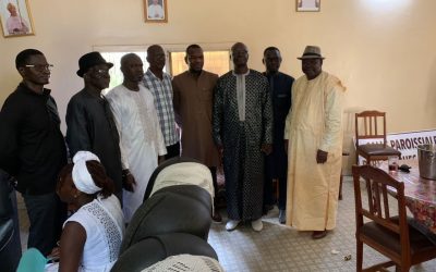 Le Maire de Thiès Est, Me Ousmane Diagne à la fête de Marie Reine célébrée cette année le dimanche 21 août 2022
